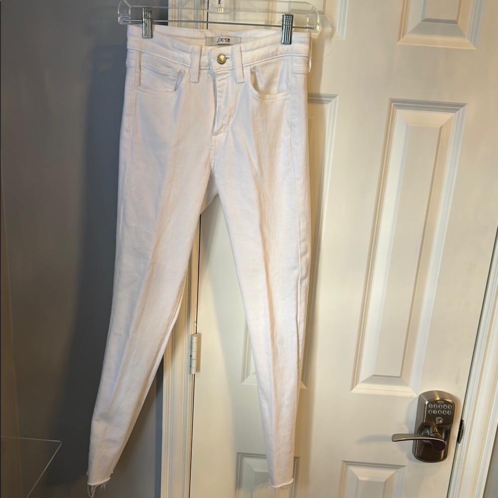 Joe's Jeans White Stretch Skinny Denim